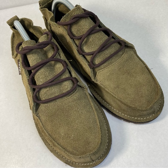 Teva Mush Atoll Olive Green Suede Lace Up Casual Chukka Boot 1001417; Men’s Sz 8 - Picture 6 of 16